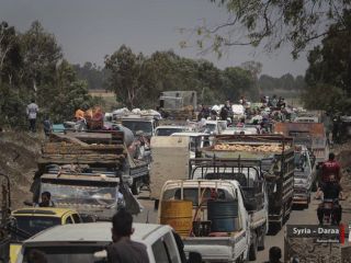 بمباران سنگین جنوب سوریه: سازمان ملل از اردن خواست مرزهایش را باز کند