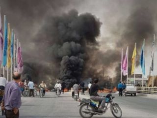 تجمع اعتراضی در برازجان علیه کمبود آب شرب