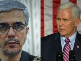 پنس: دیگر «خشونت و ترور» ایران را تحمل نمی‌کنیم؛ باقری: با «دم شیر» بازی نکنید