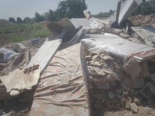 پلیس خانه‌های مهاجران «غیرقانونی» در اطراف تهران را «تخریب کرد»