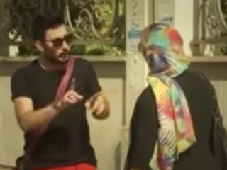 دوربین مخفی پسری غریبه که مزاحم دختر ایرانی می شود