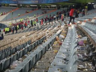 عکسی تاسف آور از استادیوم آزادی