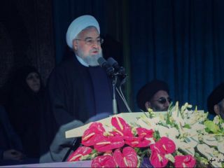 حسن روحانی: بینی آمریکا را به خاک خواهیم مالید