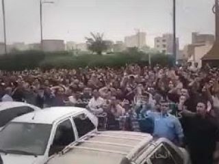 ادامه تظاهرات کارگران شرکت فولاد اهواز با شعارهای ضدحکومتی