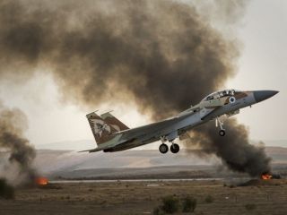 عکسهای قبل و بعد از تخریب کامل یکی از پایگاه‌های حکومت ایران در سوریه