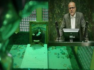 قبر پدر نماینده گرمی از استان اردبیل به امامزاده تبدیل شده و گنبد و بارگاه و تولیت و هیات امناء دارد