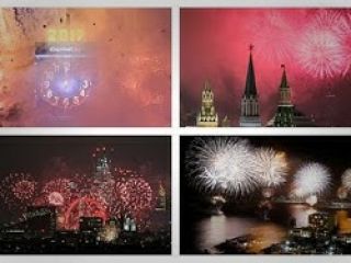 ویدیویی از آتش بازی آغاز سال نو میلادی در کشورهای متفاوت جهان