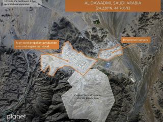 لو رفتن پروژه موشکی پنهان عربستان سعودی