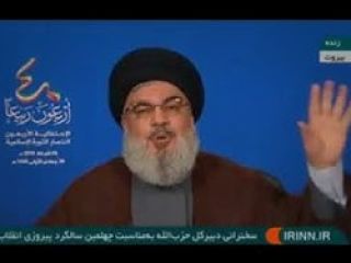 تعریف و تمجید حسن نصرالله از ولایت فقیه در ایران و  تقاضای طول عمر برای خامنه ای