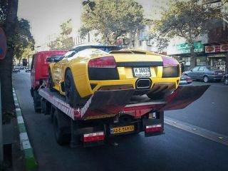 مالک لامبورگینی قاچاق ۲ میلیارد تومان جریمه و خودرو اش به نفع دولت مصادره شد