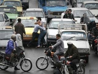 تصفیه حساب دو هموطن در وسط اتوبانی در تهران