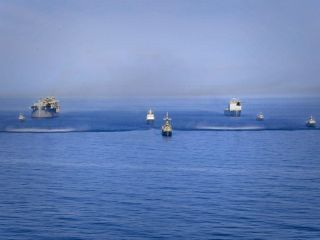 آمریکا ، فرانسه و بریتانیا در خلیج فارس یک رزمایش مشترک را آغاز کردند