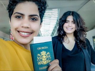 خواهران فراری از عربستان توانستند گذرنامه گرجستانی بگیرند