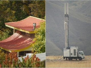 جنجال نصب دکل سیار مخابراتی نزدیک روستای مرجان که ویلای وزیر ارتباطات آنجاست