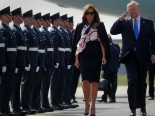 از ایرفورس وان تا لیموزین هیولا / تداراکاتی که دونالد ترامپ با خود به انگلستان آورده است