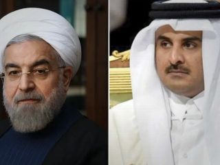 امیر قطر به حسن روحانی: دیدگاه‌های منطقه‌ای تهران و دوحه نزدیک است