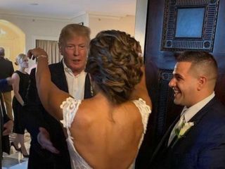 دونالد ترامپ با حضور غیرمنتظره خود در یک عروسی، مهمانان را شگفت‌زده کرد