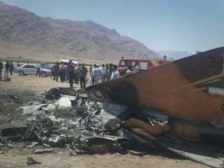 سقوط یک فروند هواپیمای جنگی ایران در تنگستان - استان بوشهر