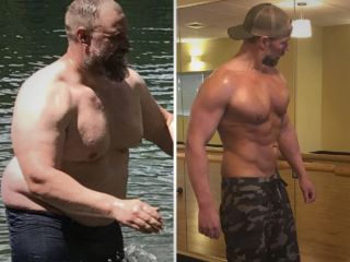 پدری که برای همبازی شدن با بچه هایش خود را لاغر کرد