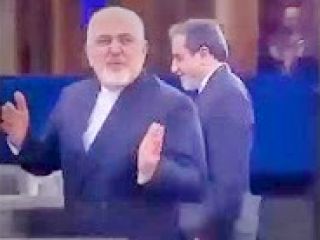 جواد ظریف، دقایقی قبل در هنگام خروج از مقر سازمان ملل و پاسخ او در رابطه با دیدار روحانی و ترامپ