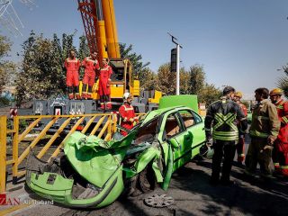 آخرین جزئیات از حادثه سقوط جرثقیل مرگ : پایه‌های جرثقیل محکم نبود