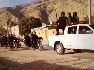 حضور نیروهای ضد شورش در اطراف پاسارگاد و در آستانه روز کوروش - ویدیو