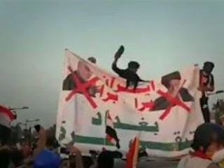 عزت و احترام قاسم سلیمانی و علی‌ خامنه ای در بین مردم عراق به روایت تصویر