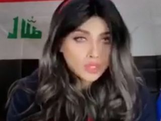 پیام دختر معترض عراقی به زبان فارسی به خامنه ای و قاسم سلیمانی