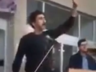 سخنرانی شجاعانه یکی از دانشجویان دانشگاه بابل