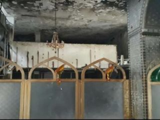 به آتش کشیدن یک «امامزاده» در شیراز