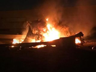 ویدیو حمله به خودرو سردار سلیمانی و ابومهدی المهندس