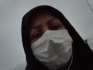 پیام یک زن گیلانی از نزدیک بیمارستان بندرانزلی، به مسئولان نظام