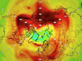 حفره لایه اوزون بالای قطب شمال در حال ترمیم است