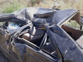 تصادف سنگین خودروی حمید بقایی + تصاویر