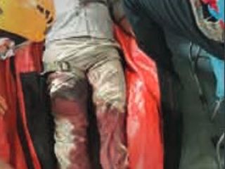 نجات محیط‌بان در ارتفاعات ورجین/این محیط‌بان در درگیری با شکارچیان هدف شلیک تیر قرار گرفت