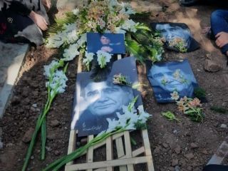 عکسهایی از مراسم خاکسپاری استاد محمدرضا شجریان