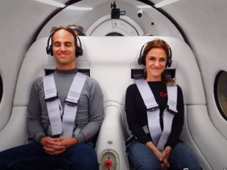 (ویدیو) اولین آزمایشی انسانی هایپرلوپ با سرعت ۱۰۰۰ کیلومتر در ساعت