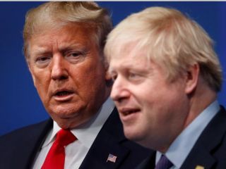 بوریس جانسون ترامپ را «رئیس‌جمهوری سابق» خواند