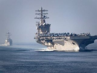 خروج ناو هواپیمابر نیمیتز از خاورمیانه