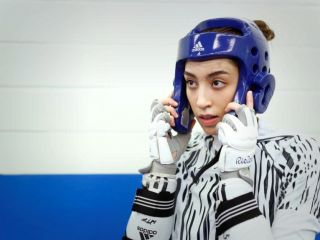 تکواندوکار نماینده ایران مقابل کیمیا علیزاده عضو تیم پناهندگان قرار گرفت