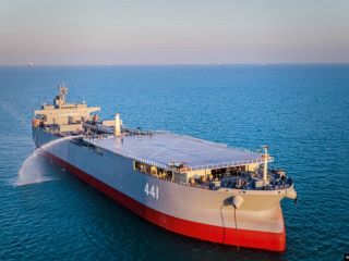 مشاهده دو کشتی جنگی ایران در نزدیکی کانال مانش