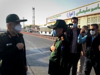 سفر فرمانده سپاه به خوزستان و تشدید تدابیر امنیتی در این استان