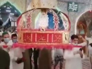 هدیه تاج طلایی علی‌ابن ابیطالب به عراق با پول ناقابل مردم ایران