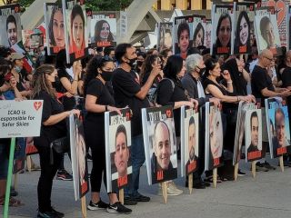 تظاهرات گسترده ایرانیان مقیم کانادا پس از مراسم تحلیف رئیسی