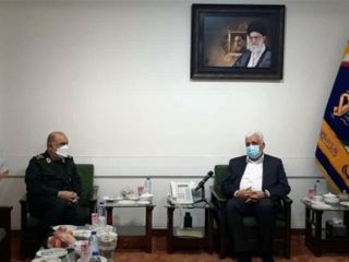 فرمانده سپاه در دیدار فرمانده حشدالشعبی: حرف‌های اساسی همواره در میدان زده می‌شود