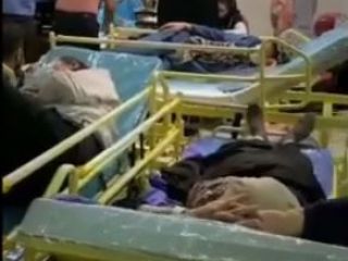 ویدیوهایی تکان‌دهنده از موج انبوه مبتلایان کرونا در بیمارستانهای مشهد، شهرری، تهران و کرمان