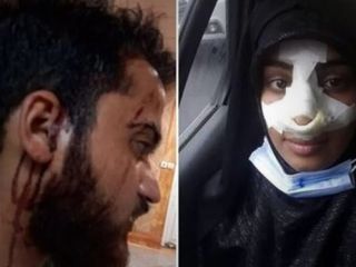 کتک خوردن یک آمر به معروف و همسرش در فروشگاهی در مهرشهر کرج