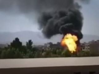 انفجار مهیب در خیابان محراب شیراز نزدیک فرودگاه دستغیب + ویدیو