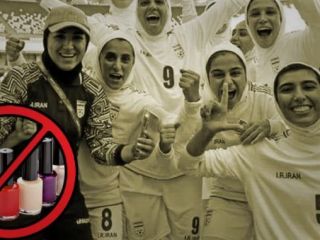 فوتبال تاریخ‌ساز زنان و ایراد حراست از لاک ناخن سرمربی