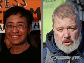 جایزه نوبل صلح به دو روزنامه‌نگار فیلیپینی و روسی اهدا می‌شود